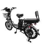 20-inch Ilan Princess II instrument head front and rear oil dish brushless gearless motor lithium battery electric bicycle